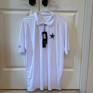 New with tags - Men's Antigua White Dallas Cowboys Tribute Polo.  Large
